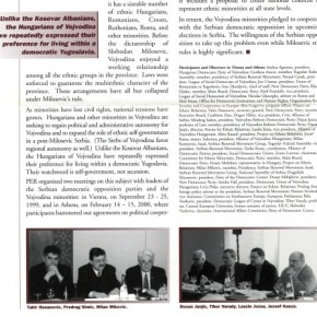 Project on Ethnic Relations in the Federal Republic of&nbsp;Yugoslavia