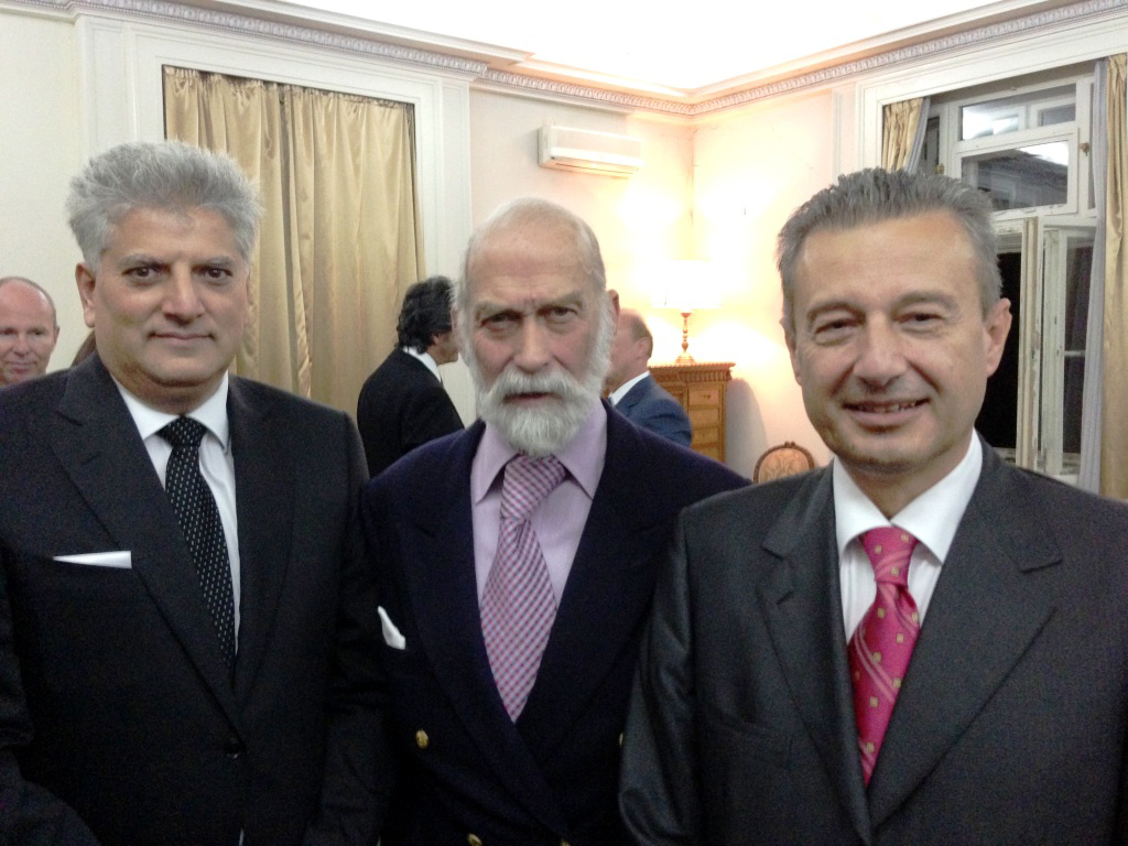 Tahir Hasanovic, HRH Prince Michael of Kent, Ranko Vujacic
