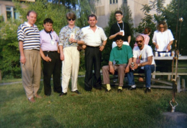 Ambasada SFRJ u Pjongjangu 1989. godine, članovi poslednjeg predsedništva omladine Jugoslavije