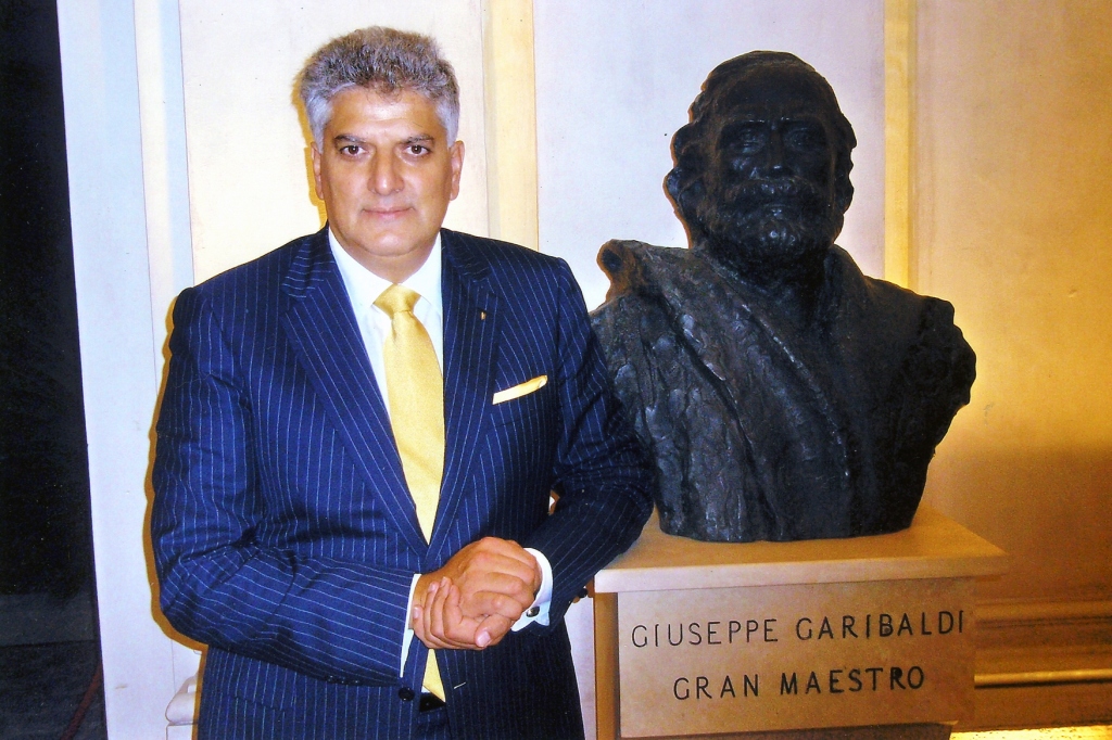 Tahir Hasanovic at the annual gathering of the Grand Orient of Italy