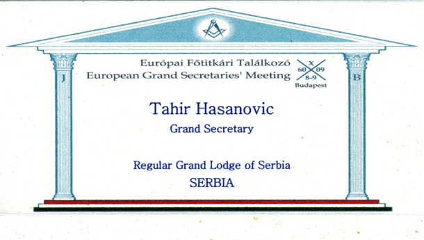 Sastanak Velikih Sekretara Velikih Loža Evrope u Budimpešti