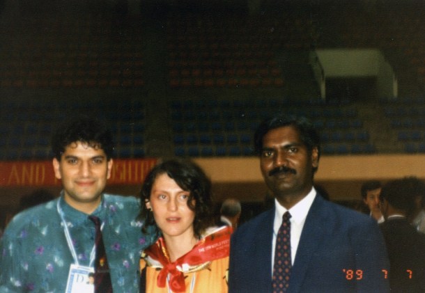 Svetski kongres omladine u Pjongjangu 1989. godine, potpredsednik Kongresne partije Indije